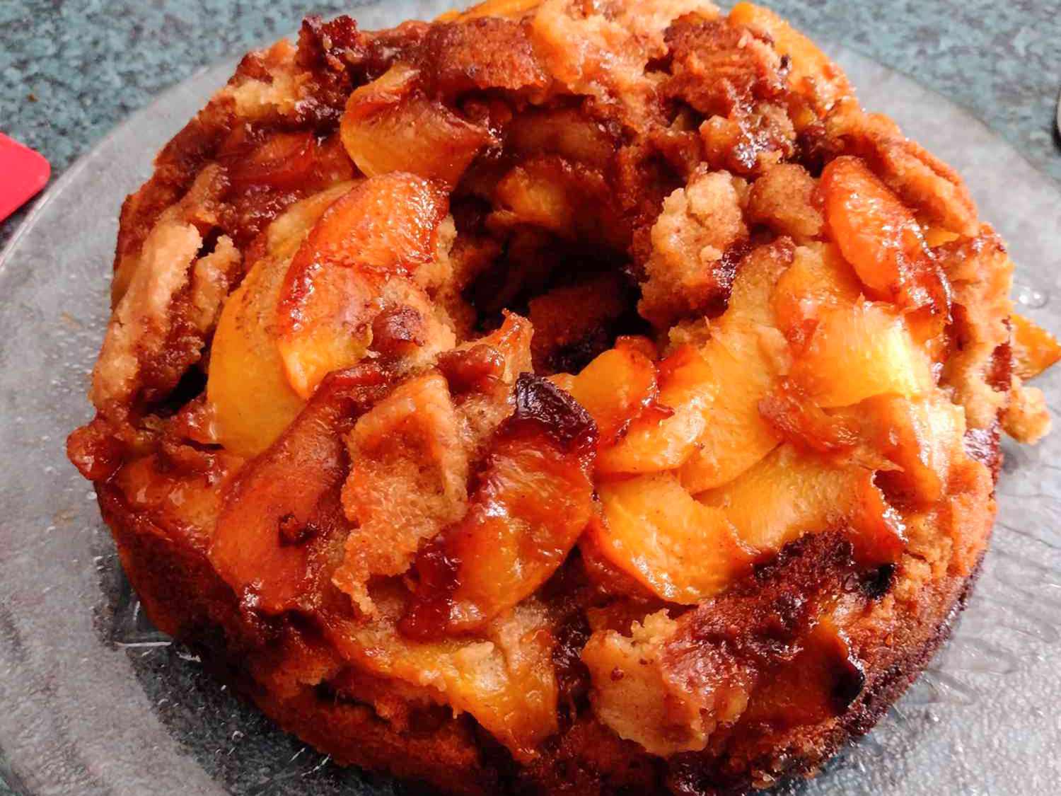 Peach Cobbler Pound Cake Recipe