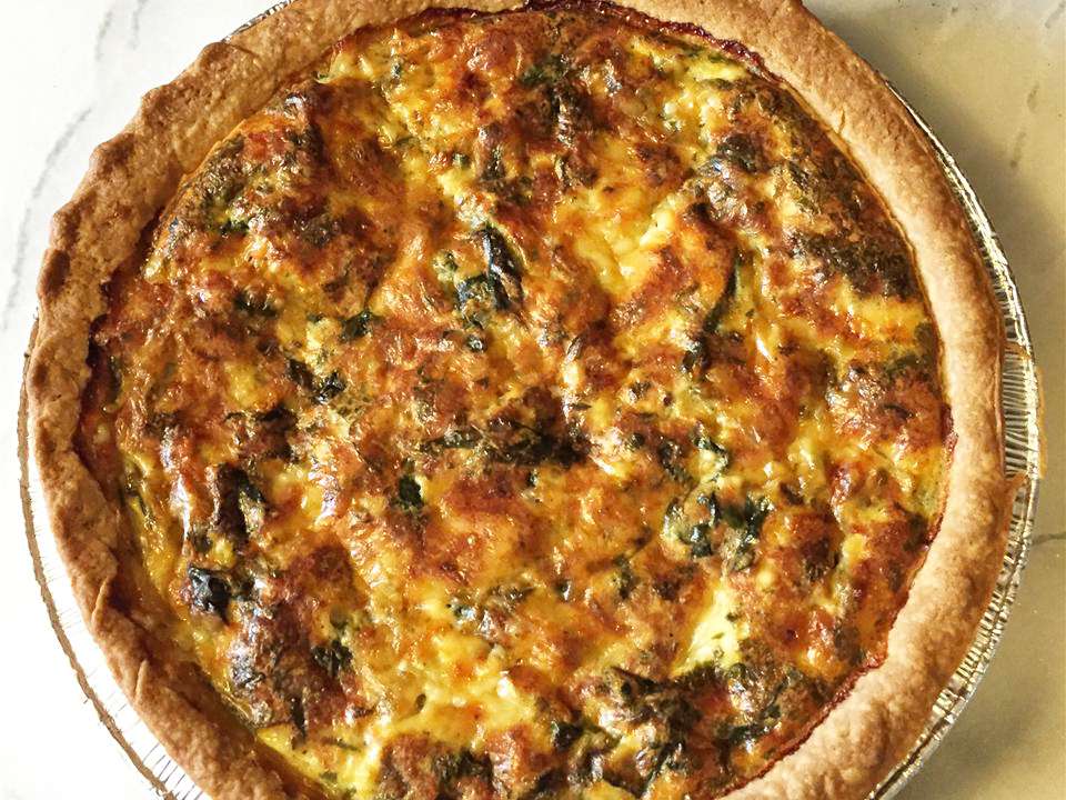 Spinach Mushroom Quiche Recipe