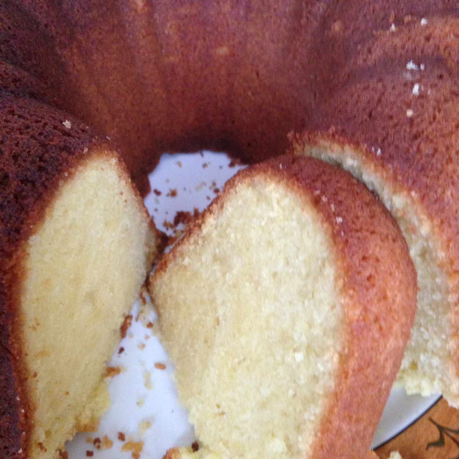 Yellow Pound Cake Recipe