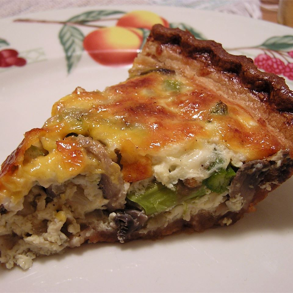 Asparagus and Mushroom Quiche Recipe