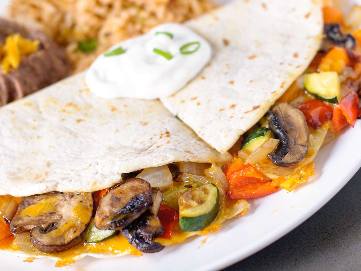 Farmer's Market Vegetarian Quesadillas Recipe