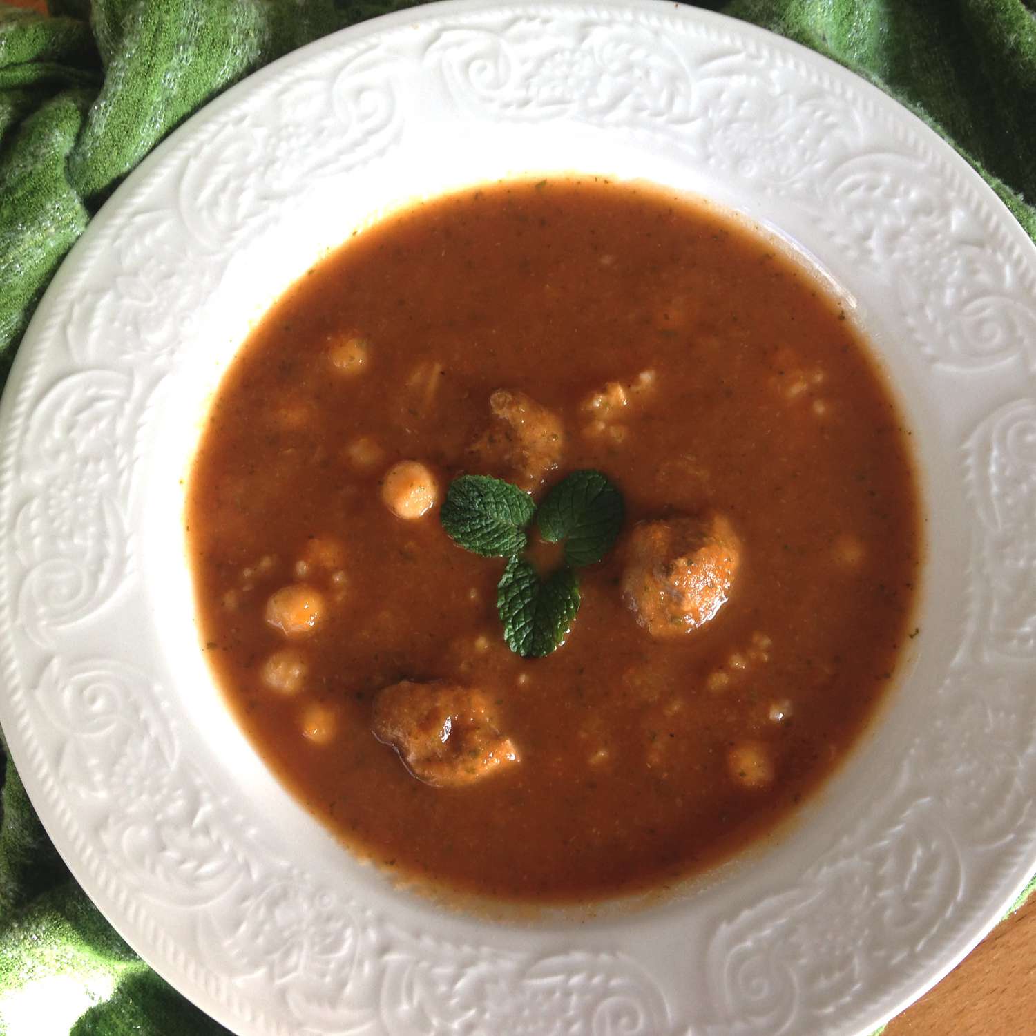 Chorba Hamra bel Frik (Algerian Lamb, Tomato, and Freekeh Soup) Recipe