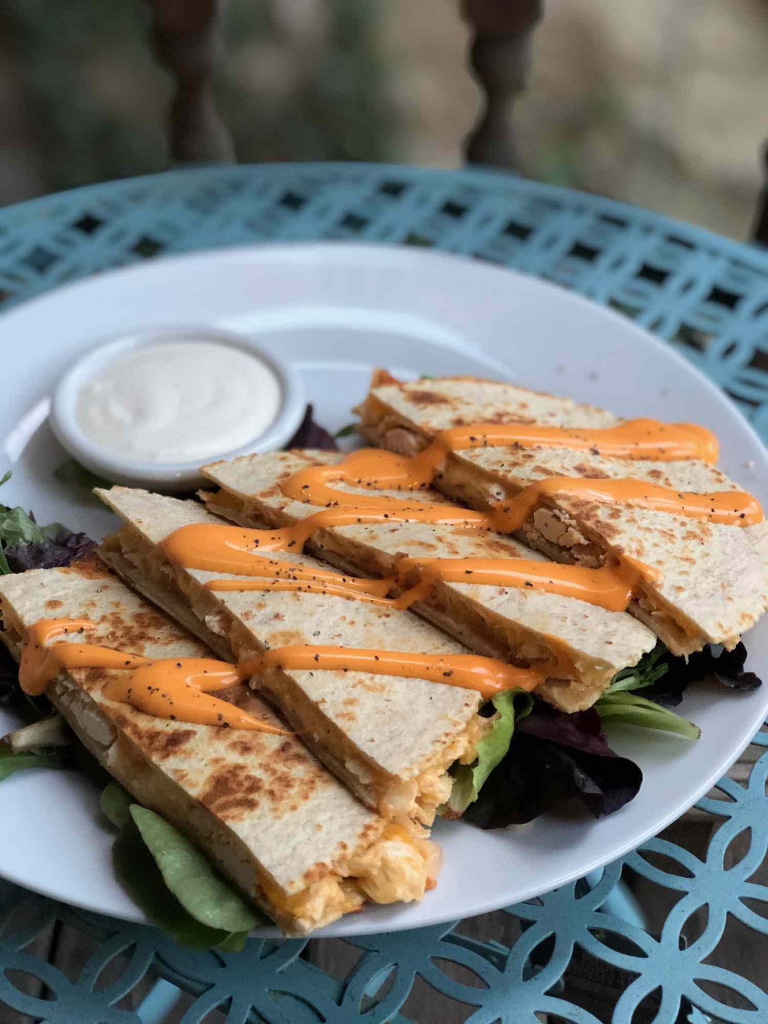 Buffalo Chicken Quesadillas Recipe