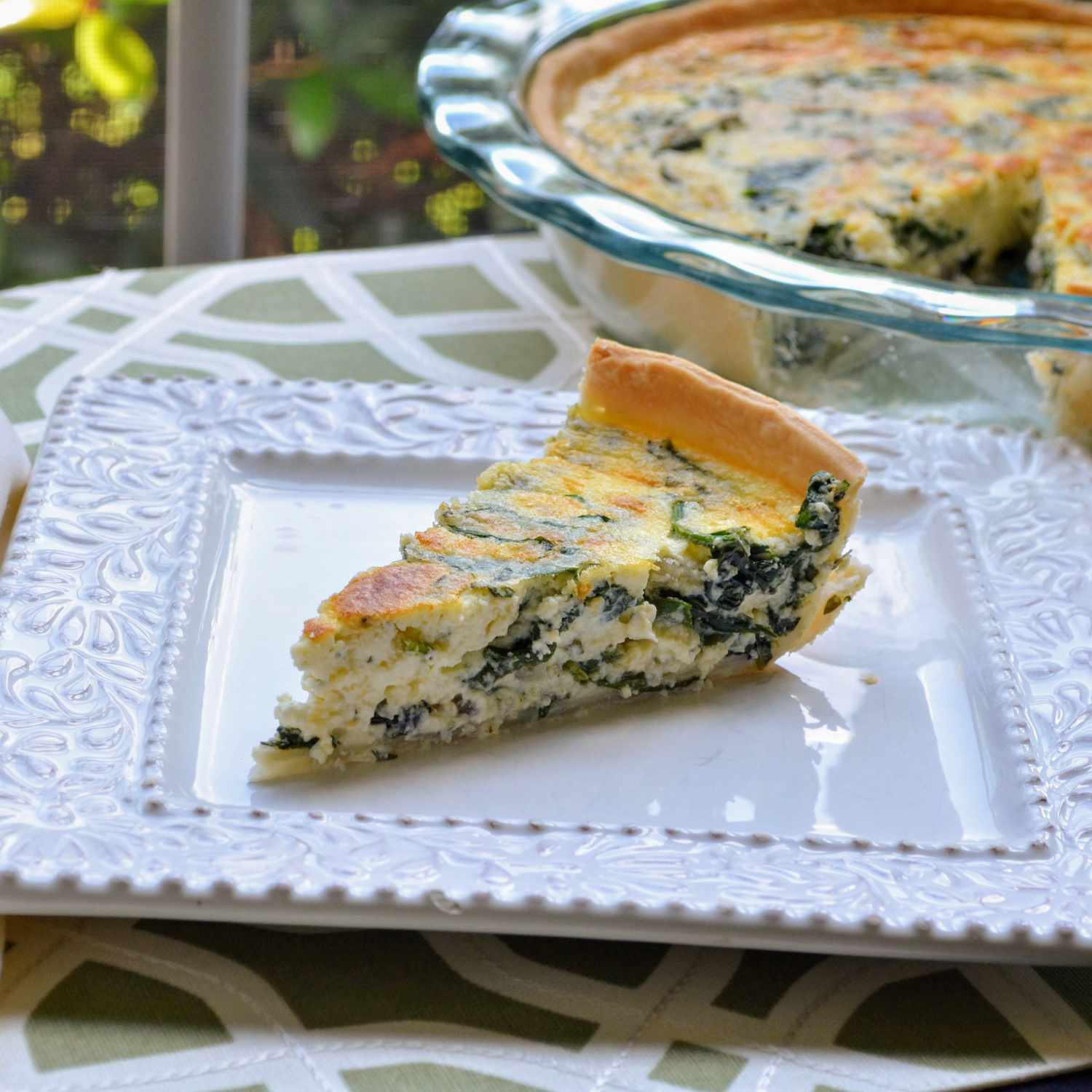 Spinach Ricotta Quiche Recipe