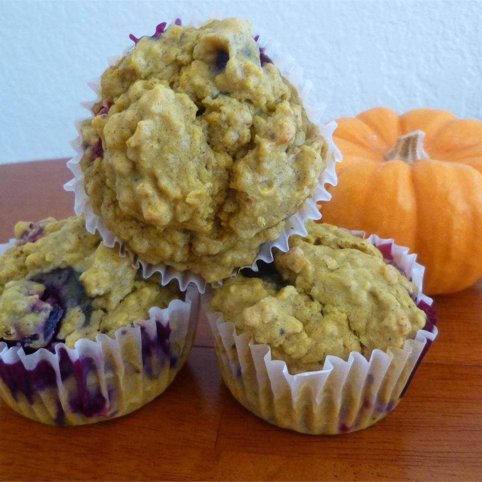 Blueberry Pumpkin Muffins Recipe
