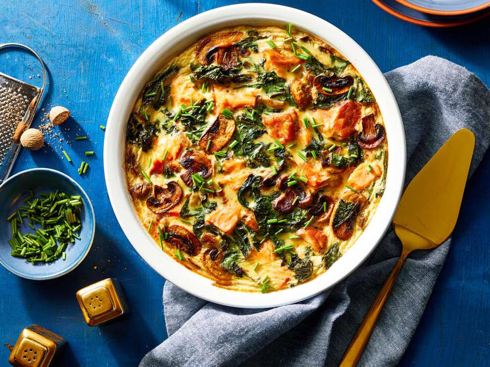 Salmon and Swiss Chard Quiche Recipe