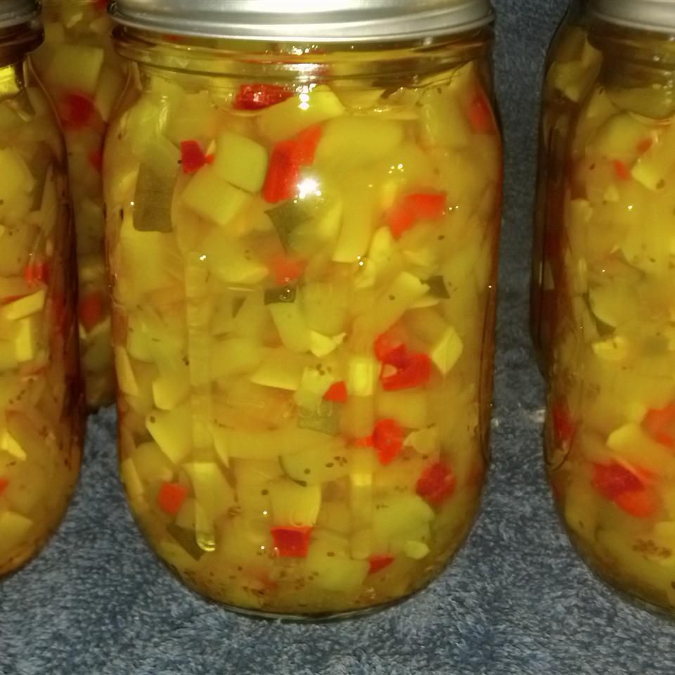 Zucchini Relish with Sweet Peppers Recipe