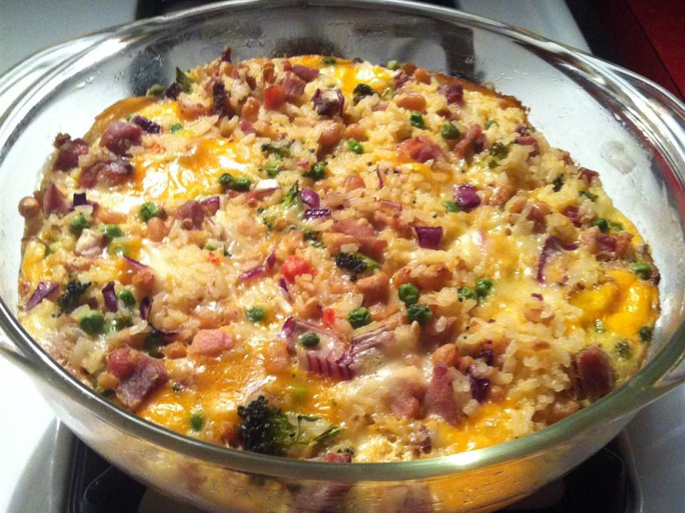 Cheesy Turkey Rice Casserole Recipe