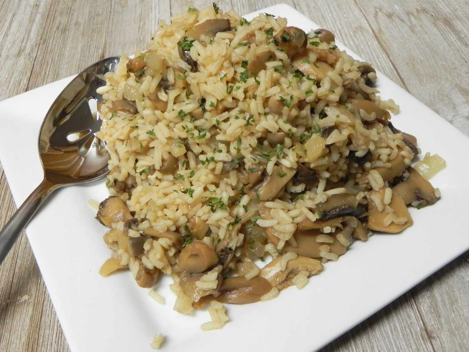 Mushroom and Rice Pilaf Recipe