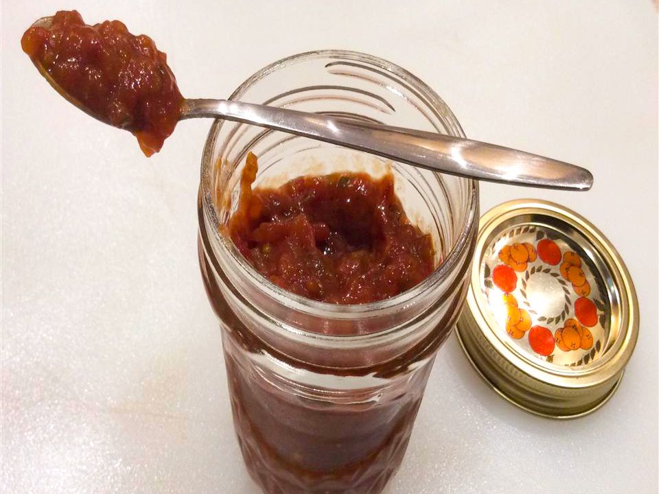 Diane's No-Cook Red Hamburger Relish Recipe