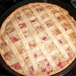 Rhubarb Cream Pie Recipe