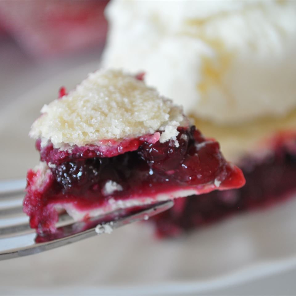 Saskatoon (Serviceberry) Rhubarb Pie Recipe