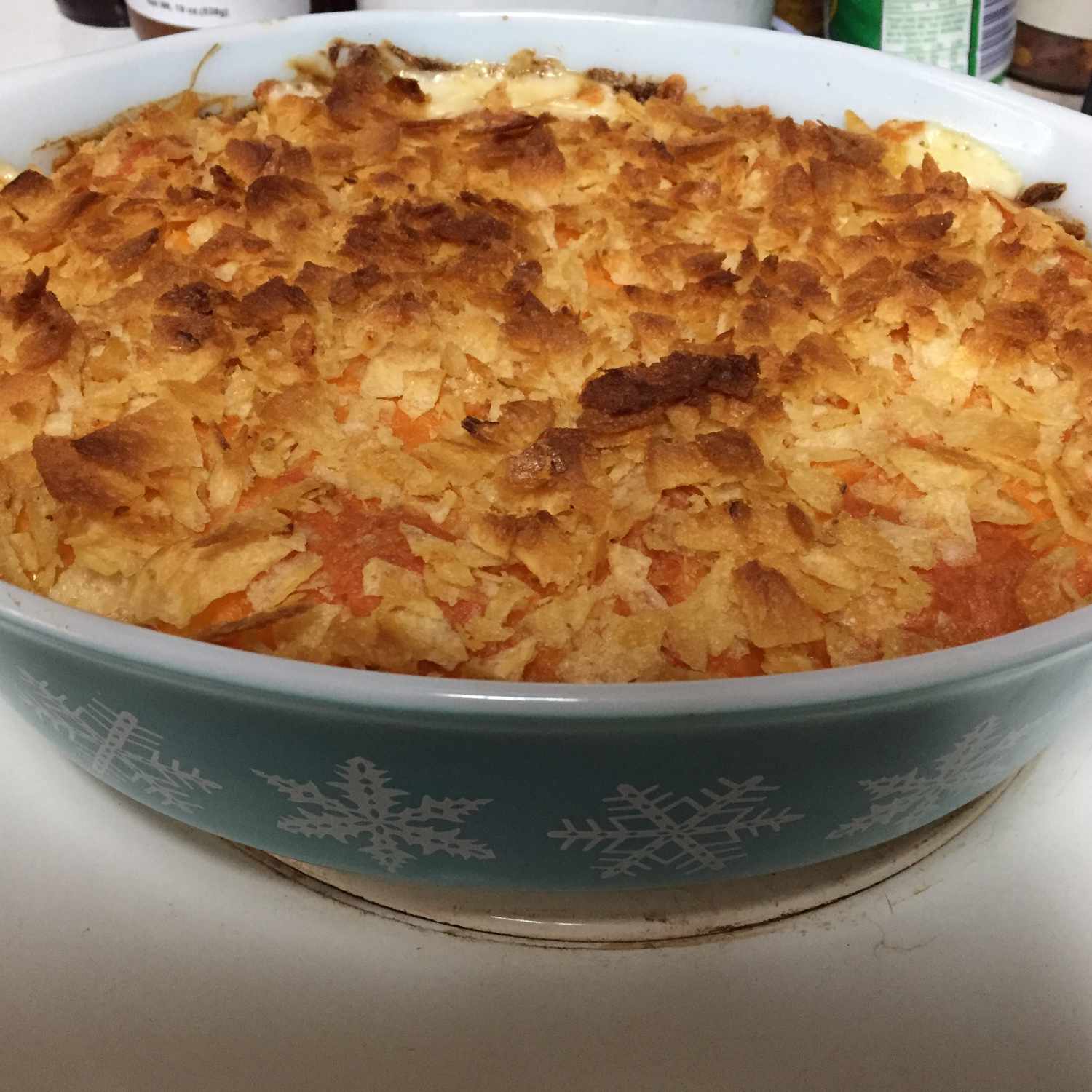 Crunchy Chicken Casserole with Mayo Recipe