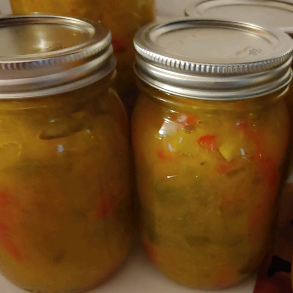 Green Tomato and Pepper Relish Recipe