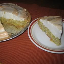 Grandma's Rhubarb Custard Pie Recipe