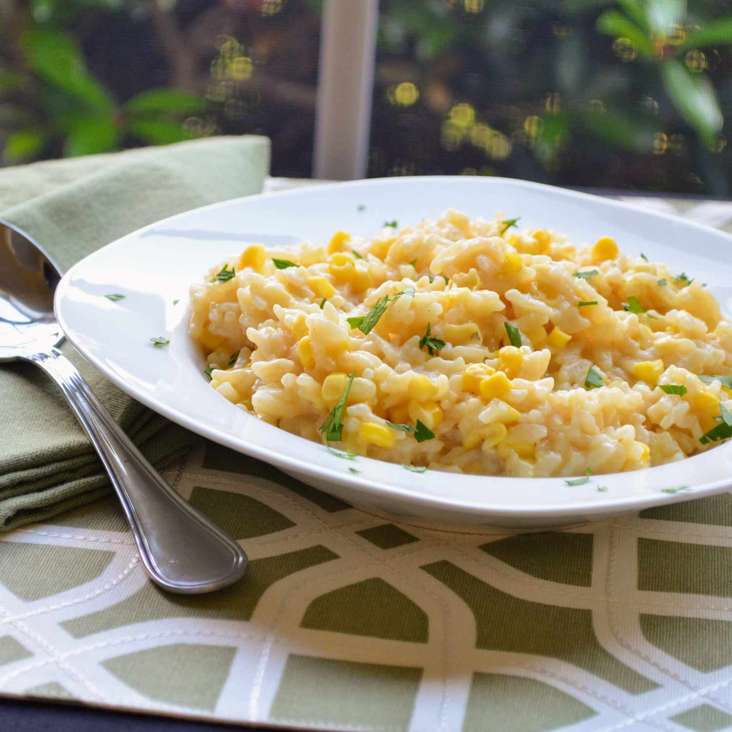 Instant Pot® Fresh Corn Risotto Recipe