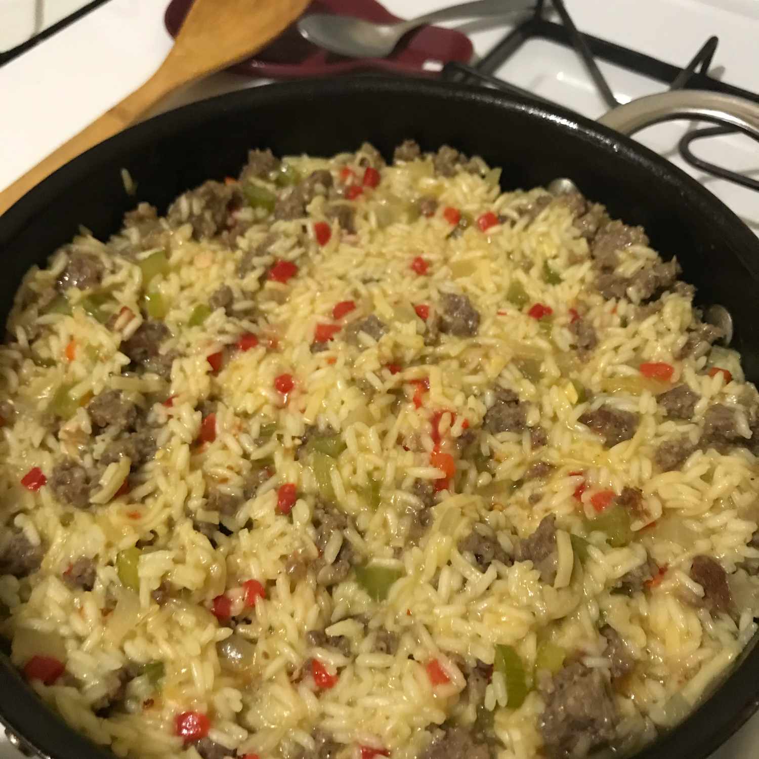 My Mom's Sausage and Rice Casserole Recipe