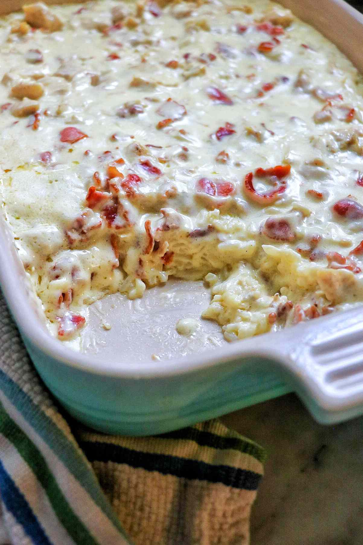 Chicken and Rice in Creamy Sauce Recipe