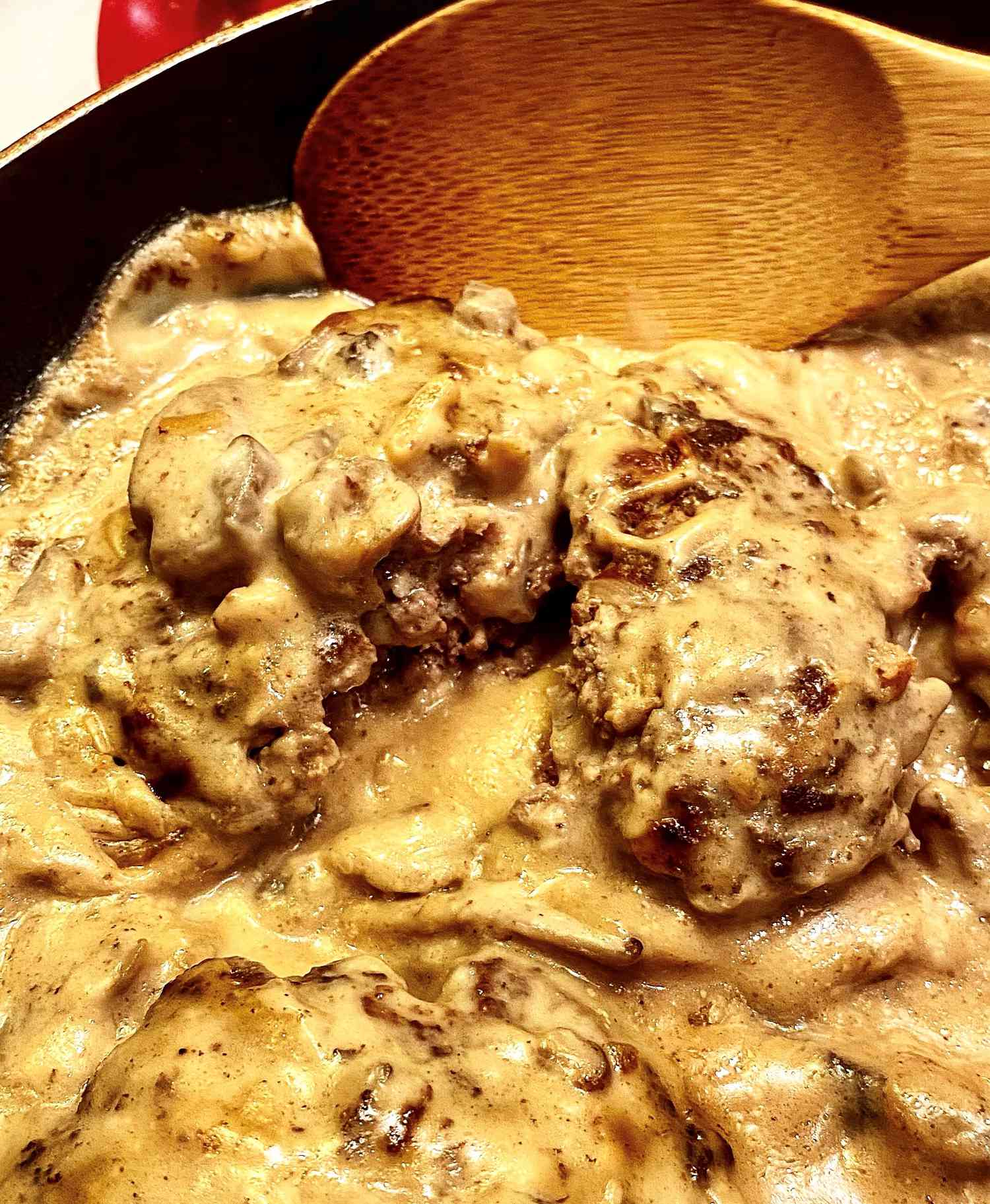 Smothered Hamburger Steak Recipe