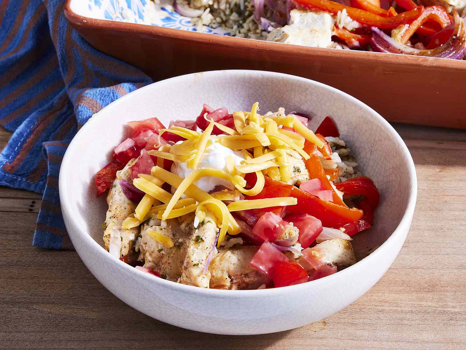 Chicken Fajita Rice Casserole Recipe