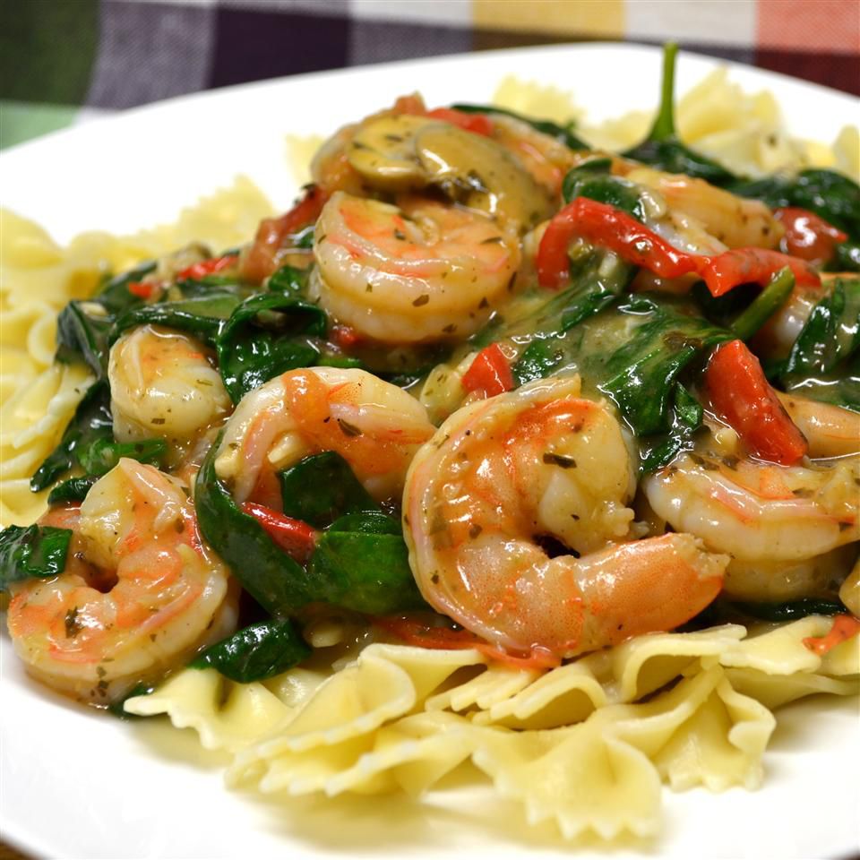 My Special Shrimp Scampi Florentine Recipe