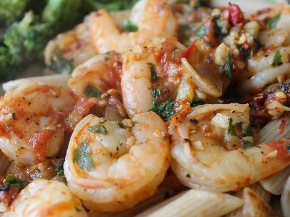 Spicy Shrimp and Tomato Scampi Recipe