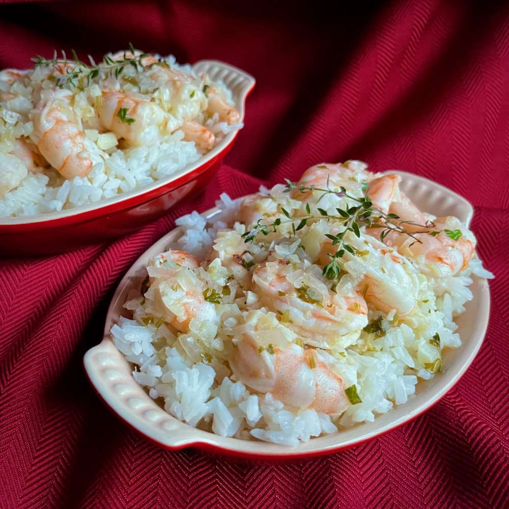 Shrimp Scampi with Rice Recipe