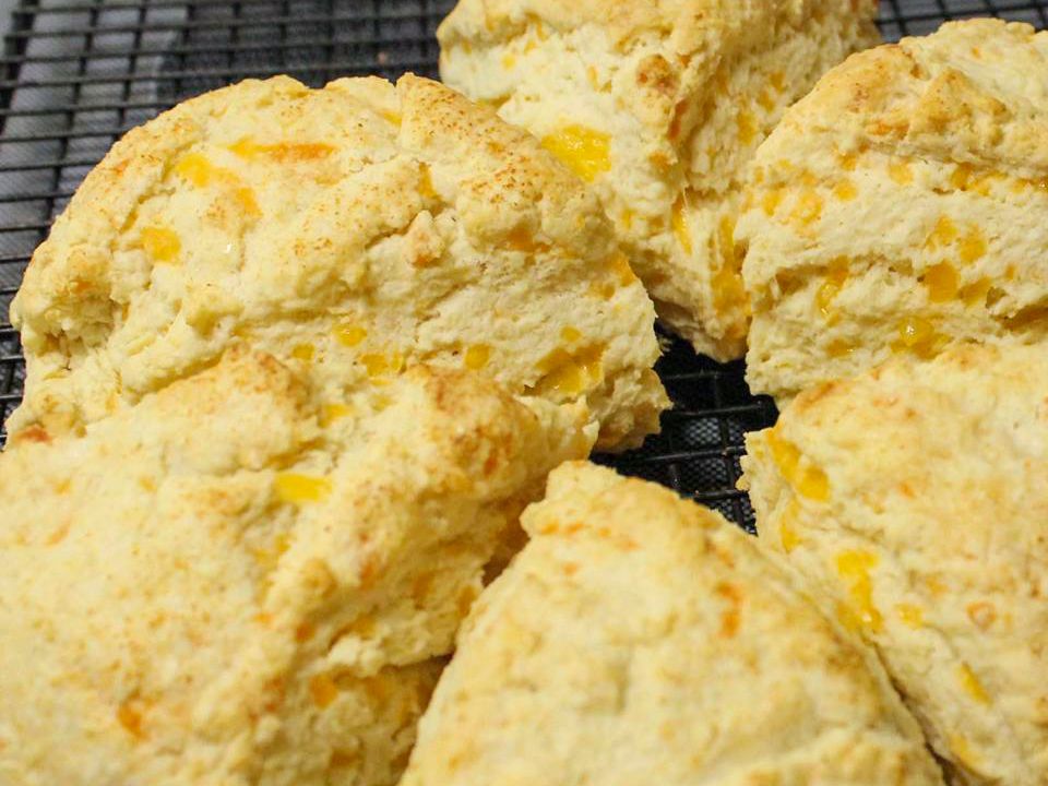 Easy Cheese and Garlic Scones Recipe