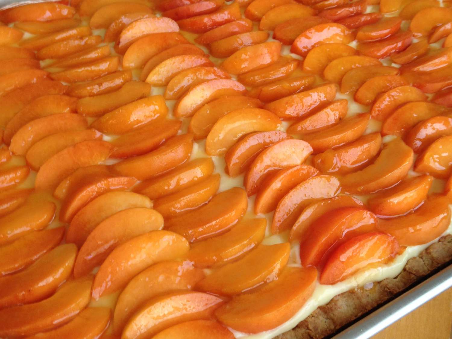 Tieton Apricot Tart with Basil Custard Recipe
