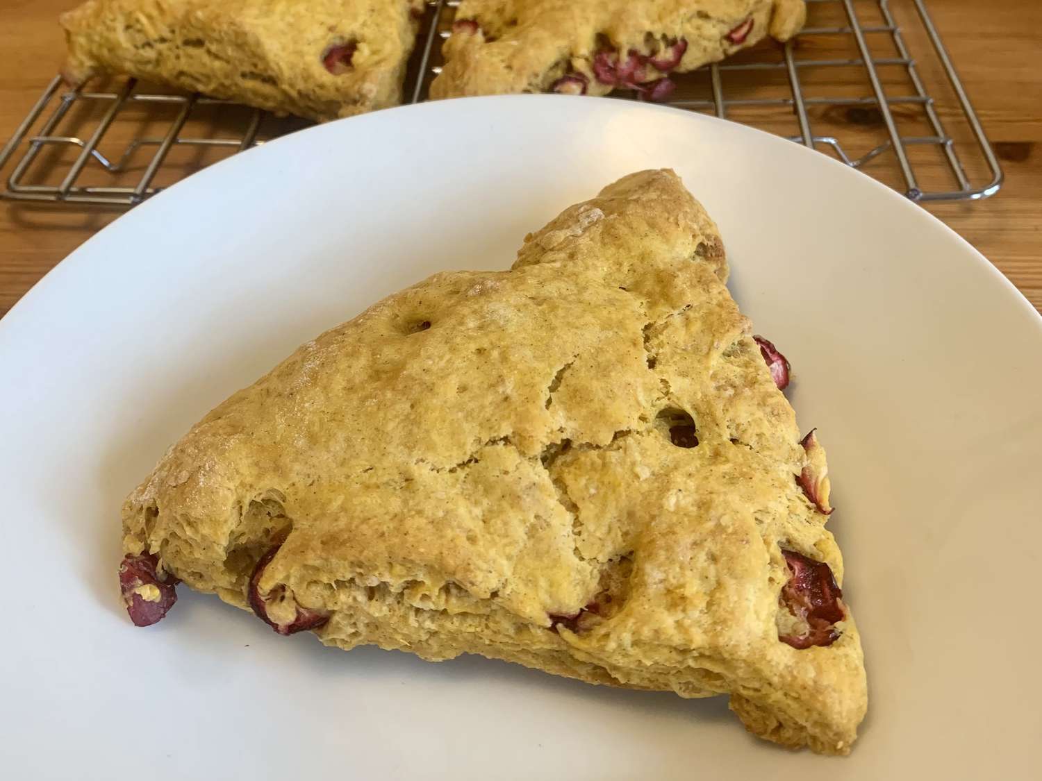 Pumpkin-Cranberry Scones Recipe