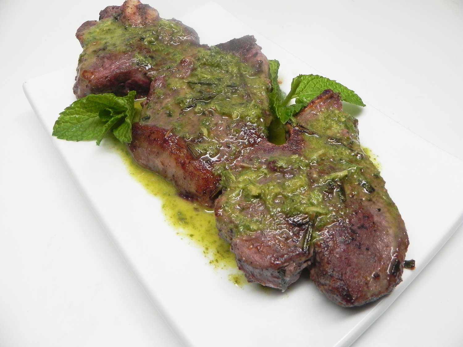 Lamb Chops with Mint Oil Recipe