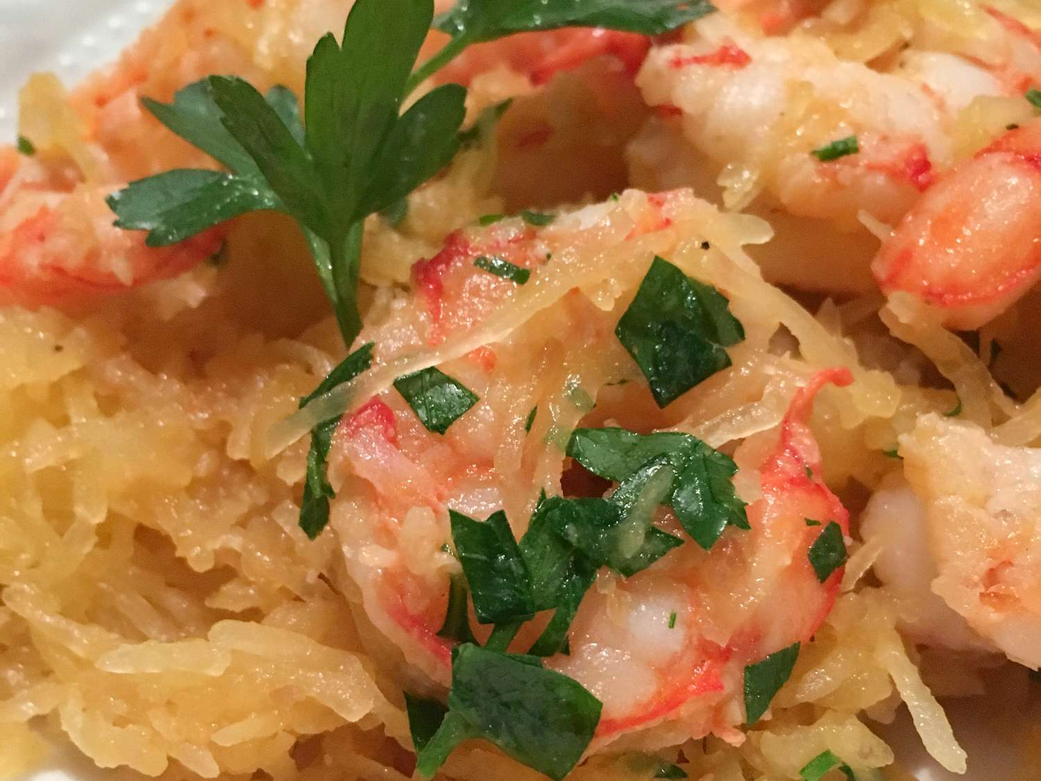 Shrimp Scampi with Spaghetti Squash Recipe