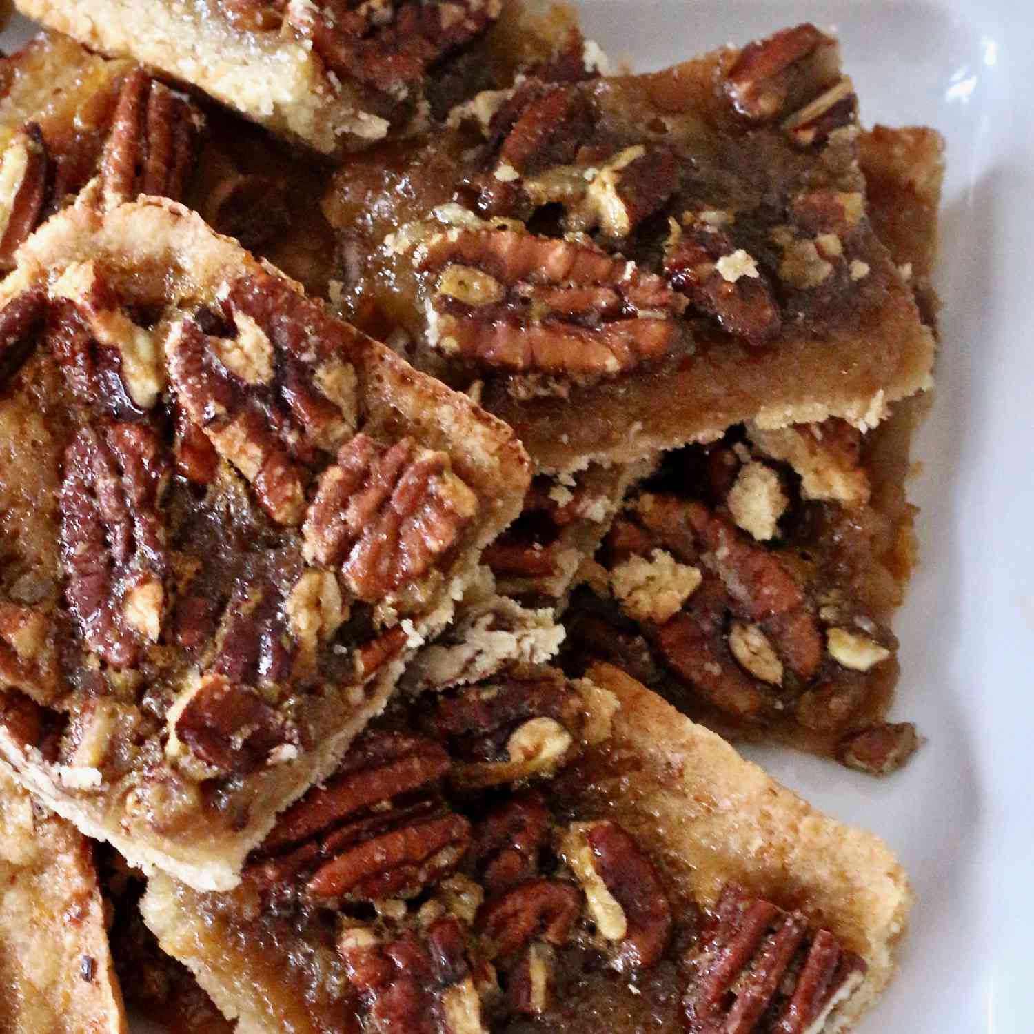 Maple Pecan Shortbread Squares Recipe
