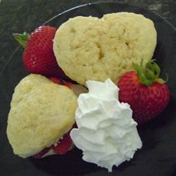 Heart-Shaped Strawberry Shortcakes Recipe