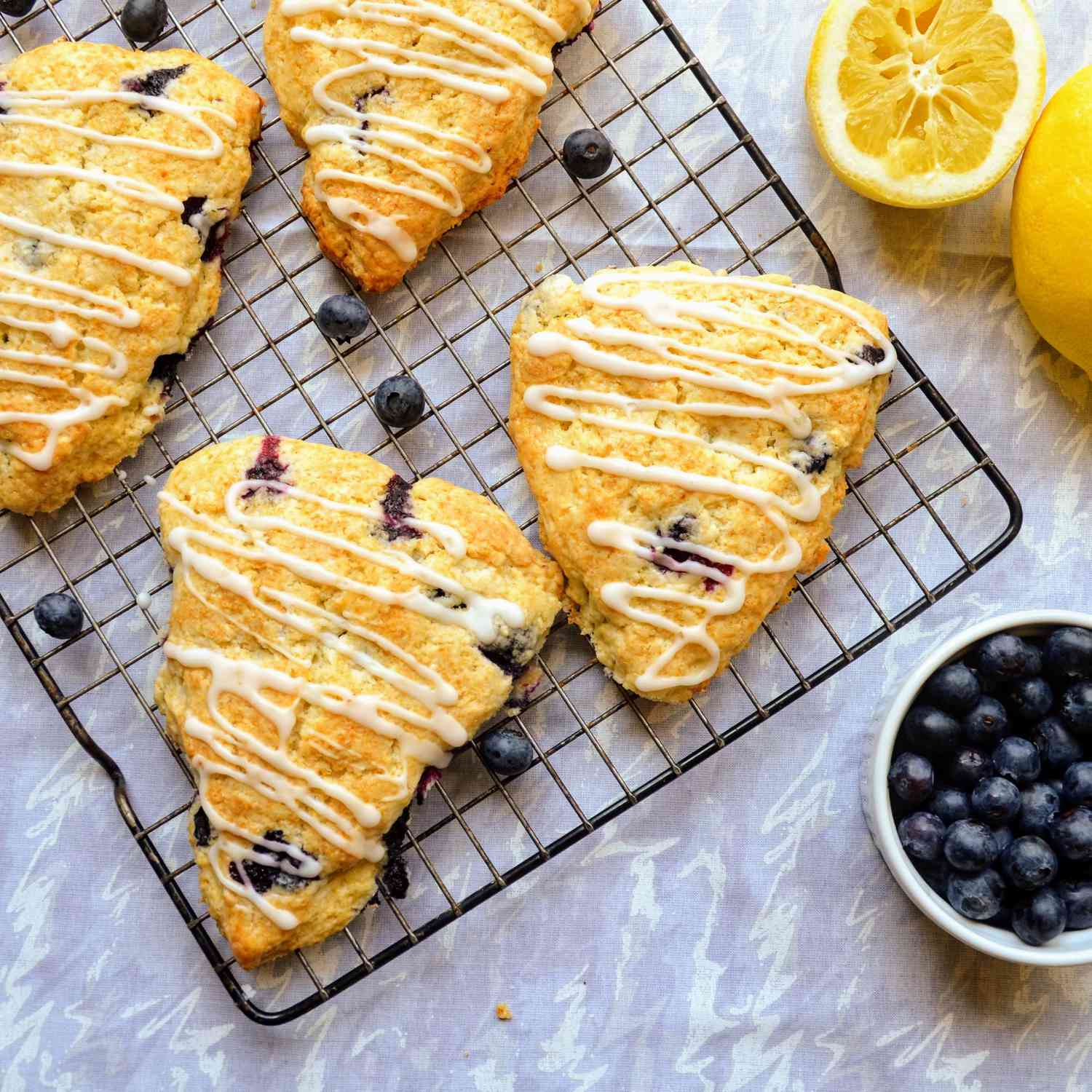 Lemon Blueberry Scones Recipe
