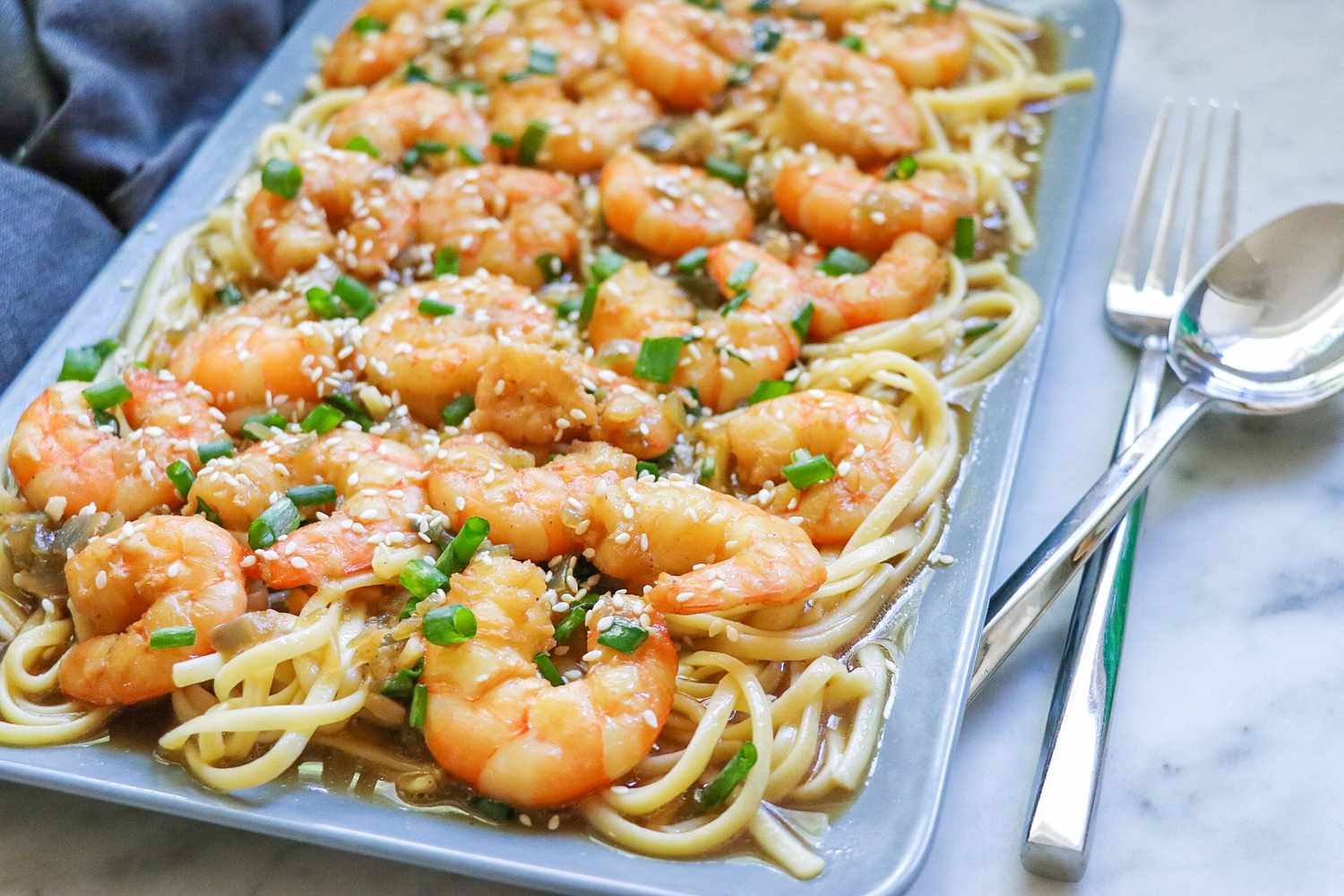 Instant Pot Asian-Style Shrimp Scampi Recipe