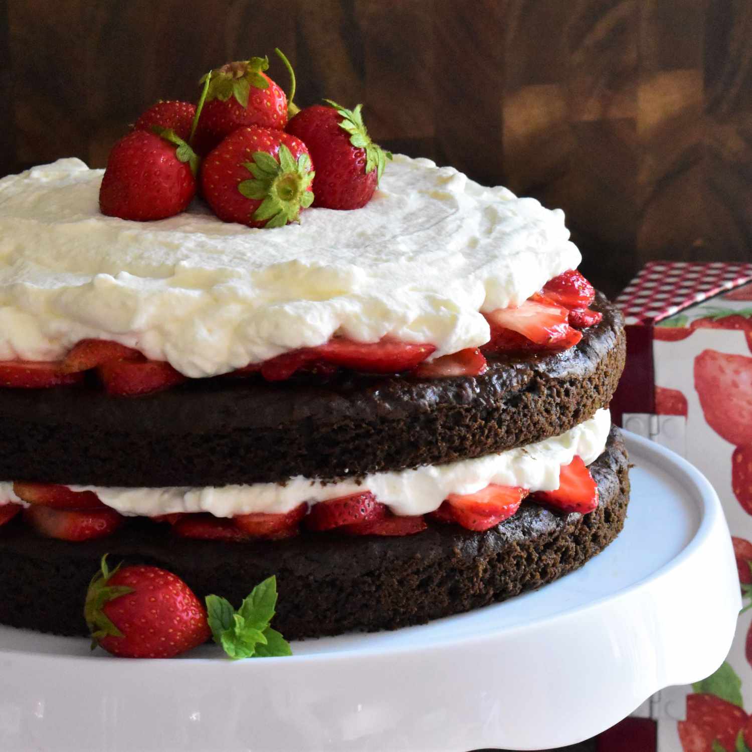 Chocolate Strawberry Shortcake Recipe