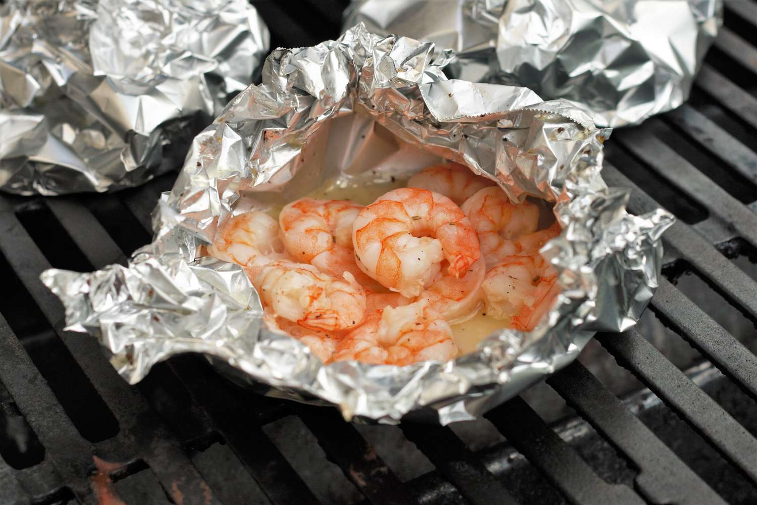 Herbed Shrimp Scampi in a Pouch Recipe