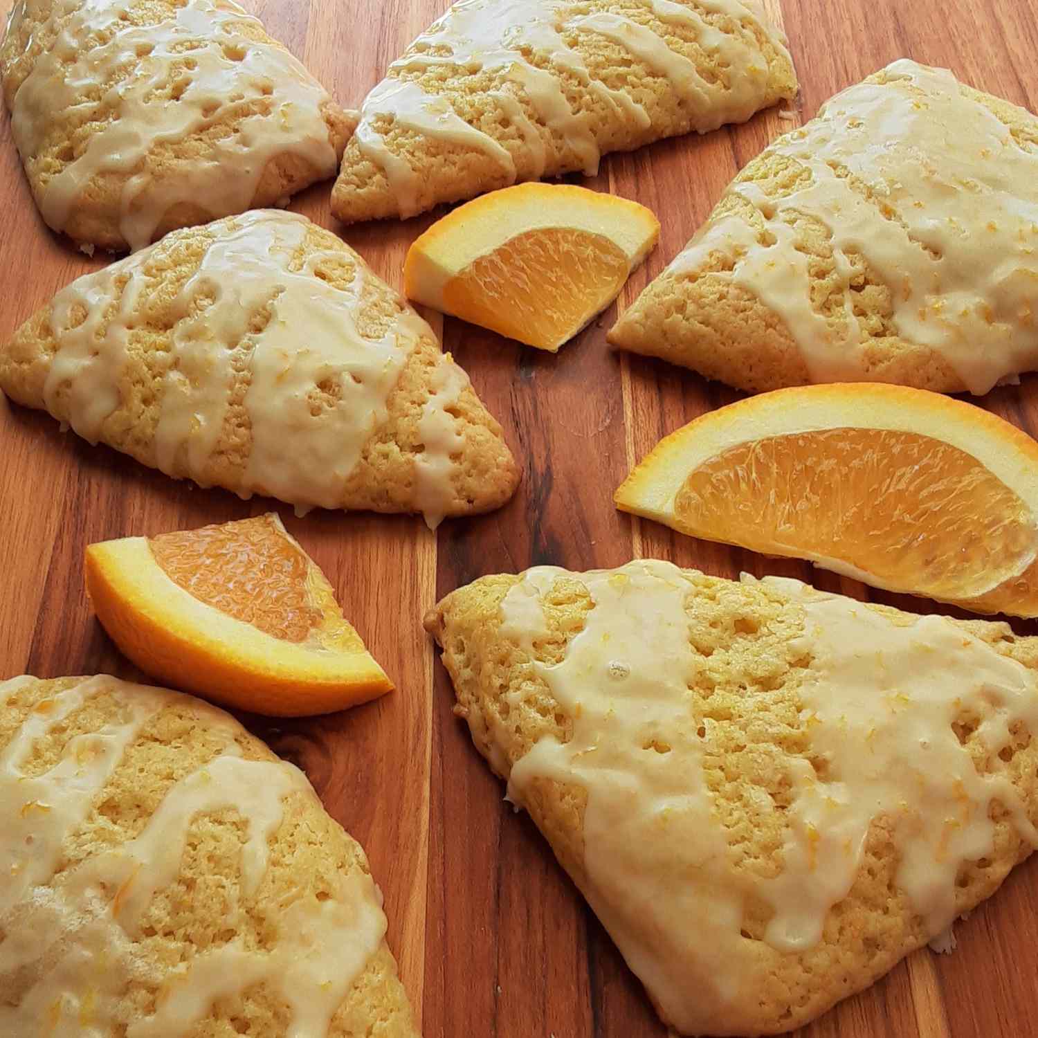 Orange Scones with Orange Glaze Recipe