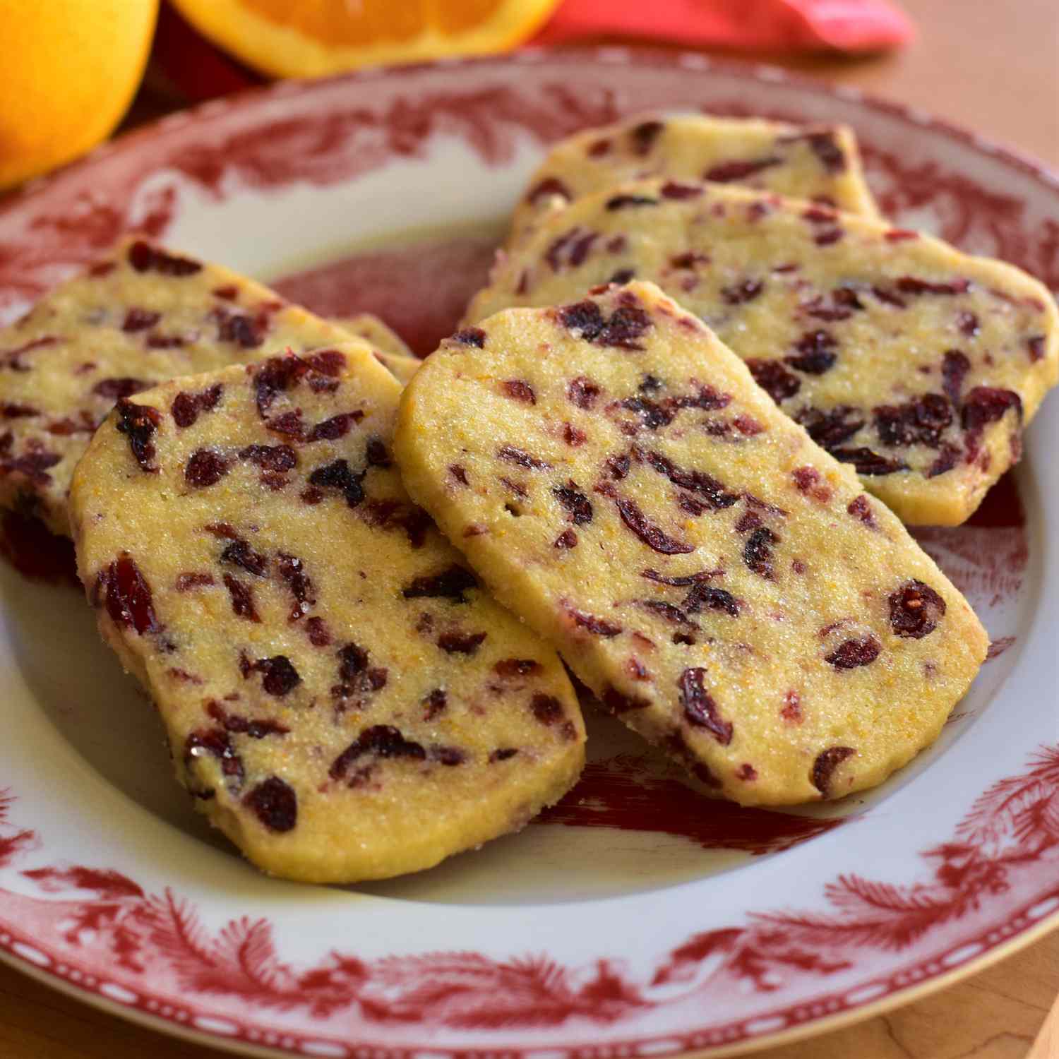 Cranberry-Orange Shortbread Cookies Recipe