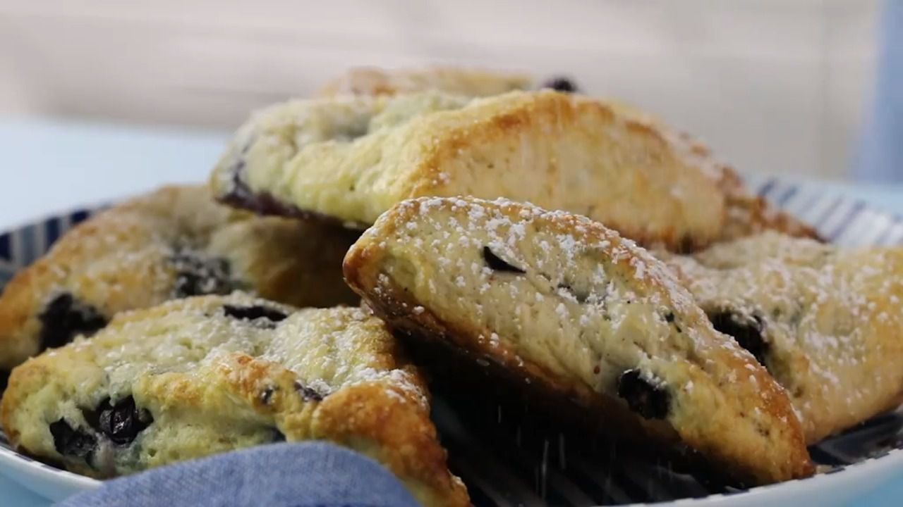 Blueberry Buttermilk Scones Recipe