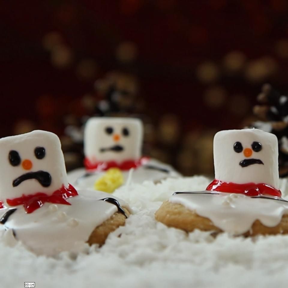Melted Snowman Cookies Recipe