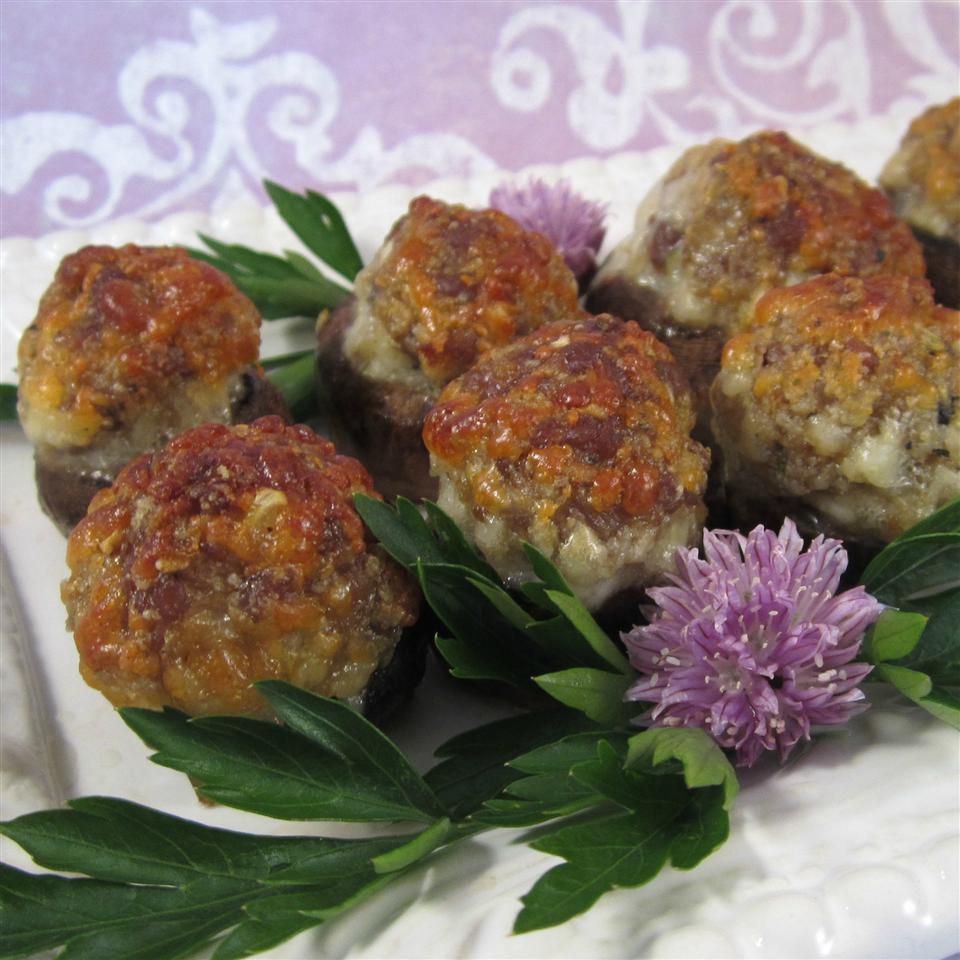 Sausage-Stuffed Mushrooms Recipe