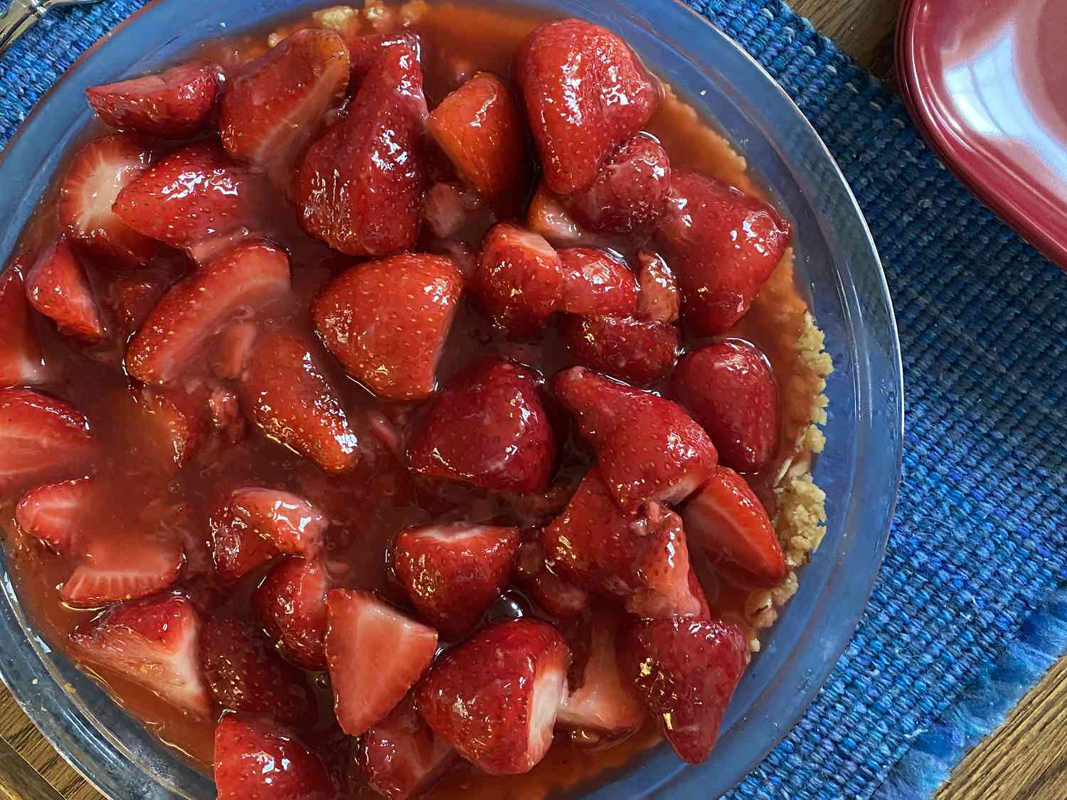 Fresh Strawberry Almond Pie Recipe
