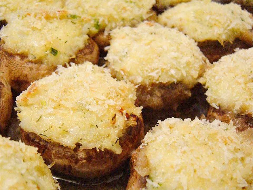 Savory Crab Stuffed Mushrooms Recipe