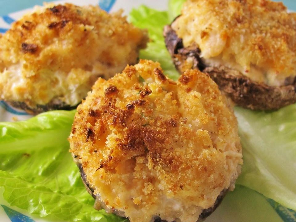 The Best Seafood-Stuffed Mushrooms Recipe