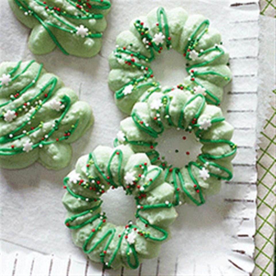 Holiday Spritz Cookies Recipe