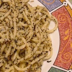 Spaghetti with Garlic and Basil Recipe