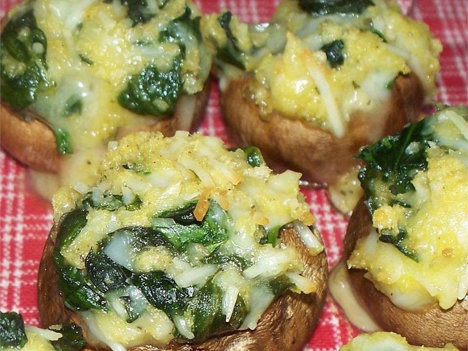 Spinach Stuffed Mushrooms Recipe