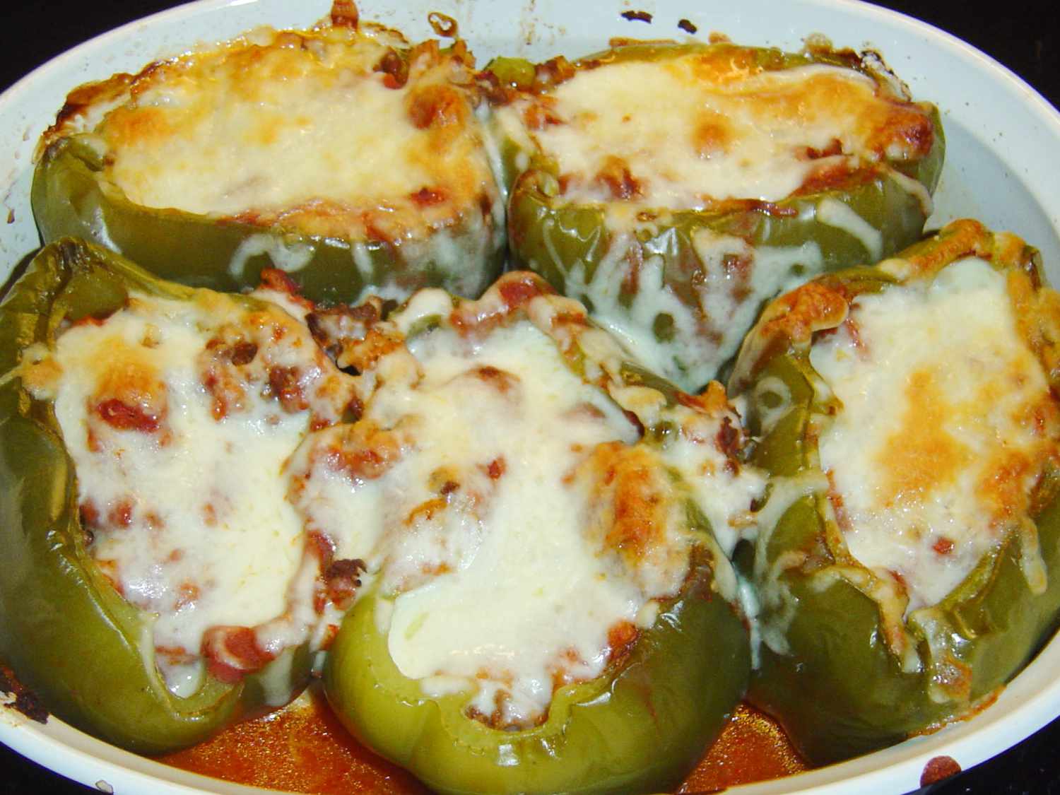 Easy Stuffed Green Peppers Recipe